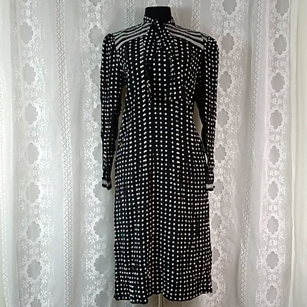 Vintage California Girl By Petrina Aberle Made In USA Polk Women's Dress Size 8